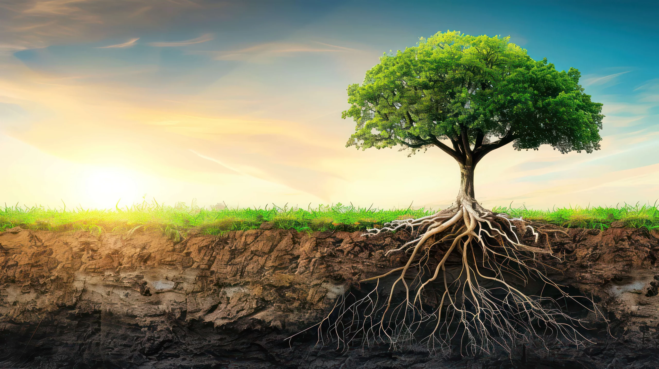 there is more than meets the eye like in a tree and its long roots