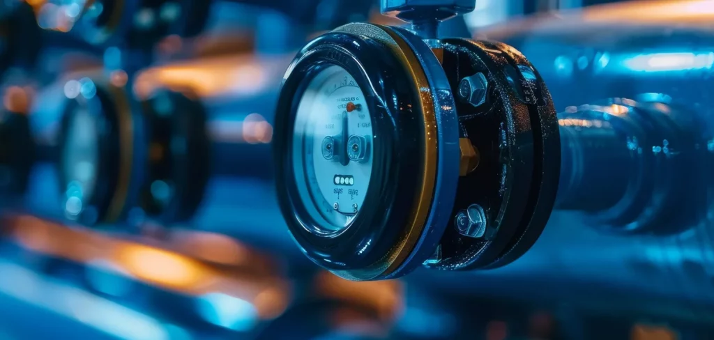hydrostatic level sensor picture with pressure gage