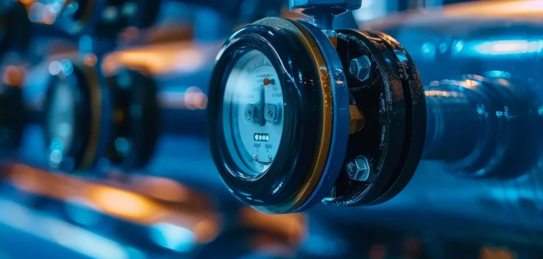 hydrostatic level sensor picture with pressure gage